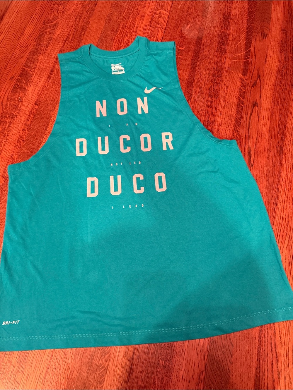 Nike Teal Sleeveless Dri-FIT Training Tank